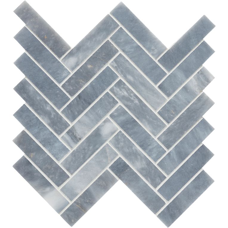 Arizona Tile Marble 1" x 4" Herringbone 11.1" x 11.1" Marble Mosaic