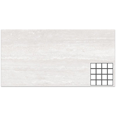 Tesoro Turin 3 x 3 12" x 12" Porcelain Mosaic