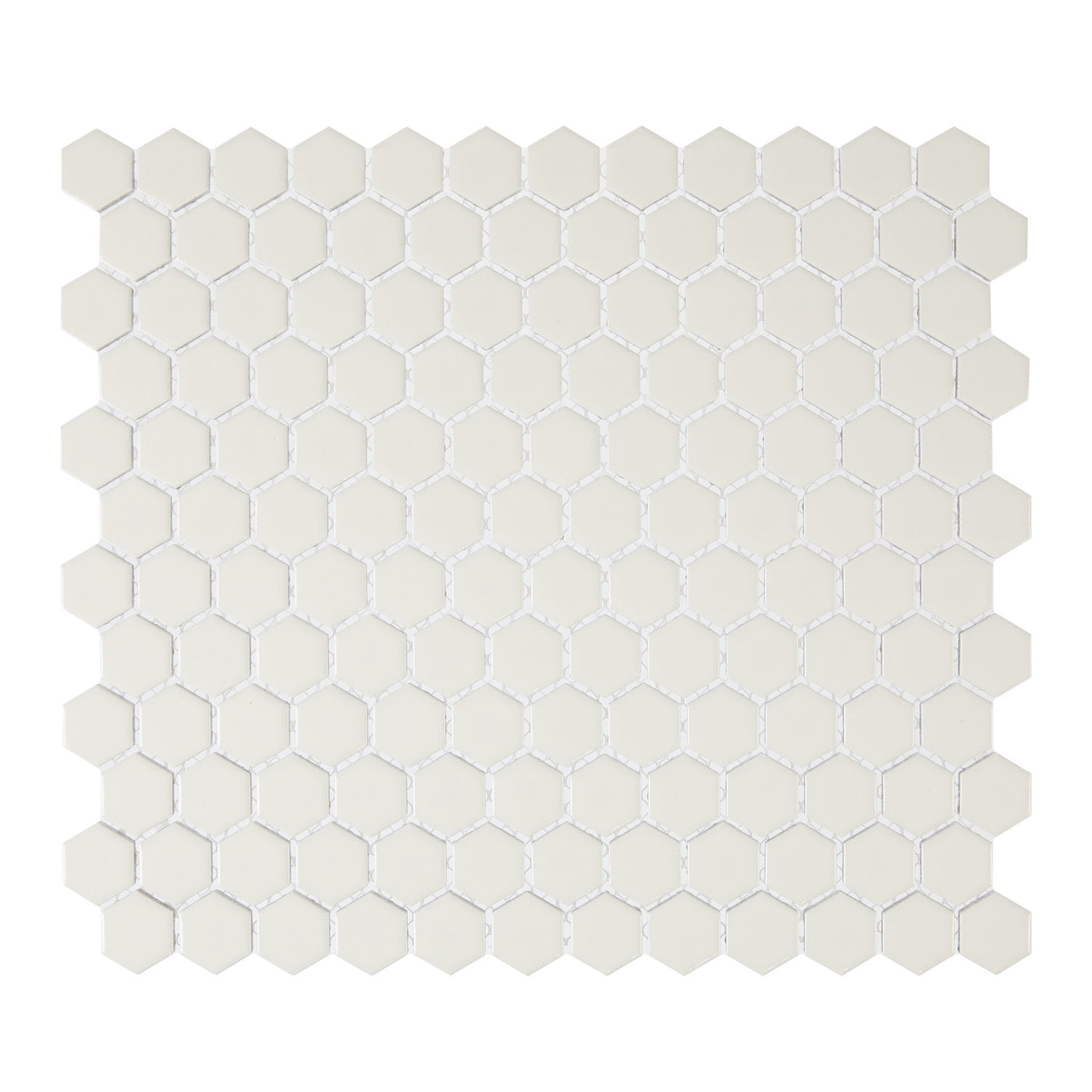 CommodiTile Carrollton Hexagon 1" 10.04" x 11.54" Porcelain Mosaic