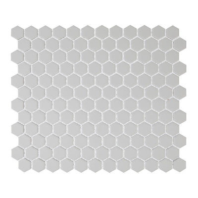 Lungarno Carrollton 1" Hexagon 10" x 12" Porcelain Mosaic