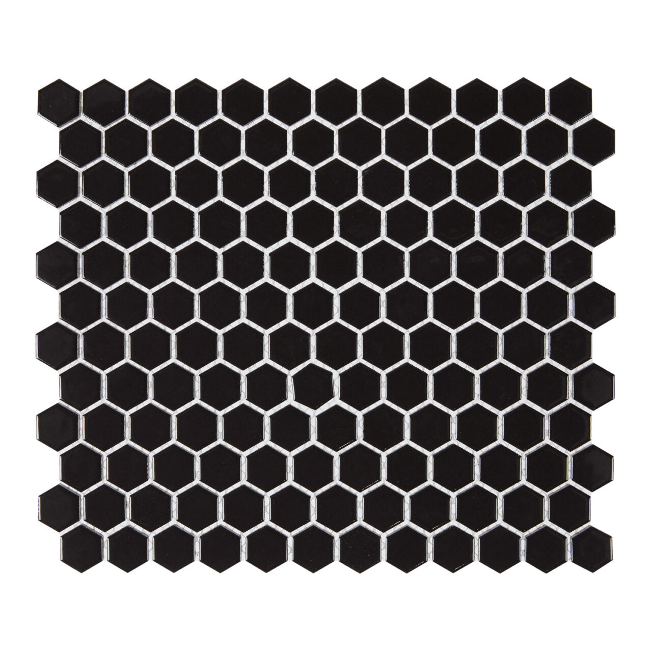 Lungarno Carrollton 1" Hexagon 10" x 12" Porcelain Mosaic