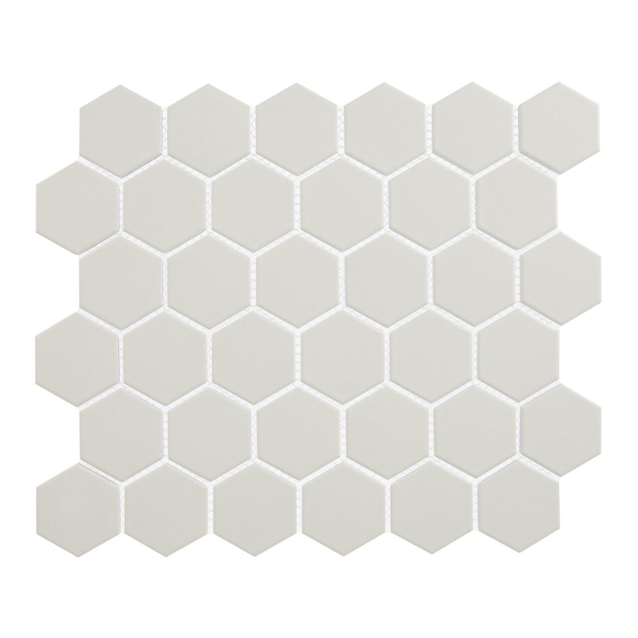 Lungarno Carrollton 2" Hexagon 11" x 13" Porcelain Mosaic