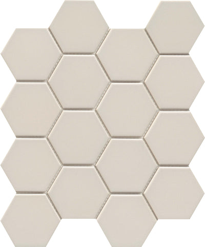 Emser Catch 3" Hexagon 10" x 12" Ceramic Mosaic