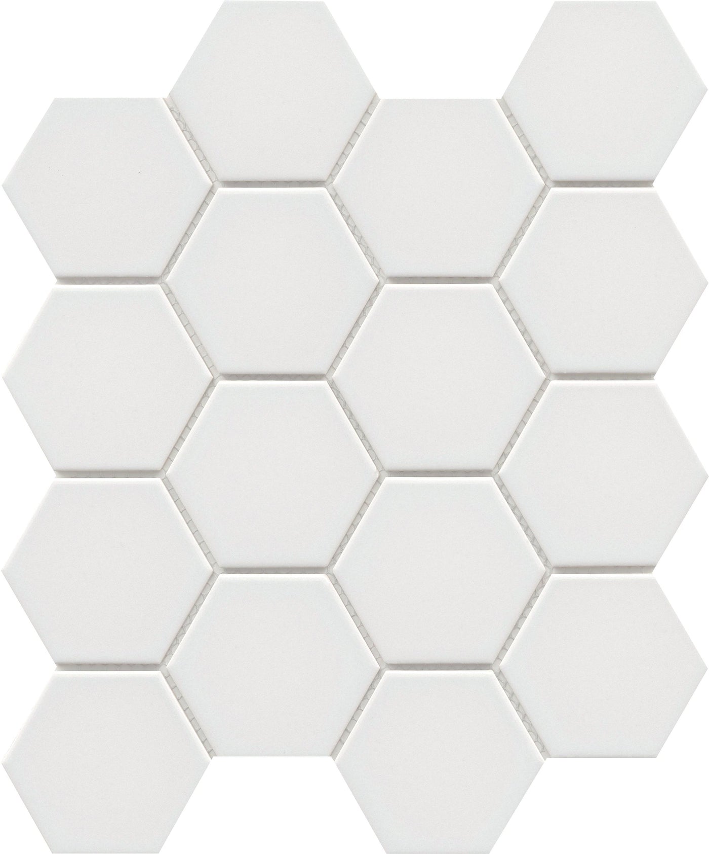 Emser Catch 3" Hexagon 10" x 12" Ceramic Mosaic