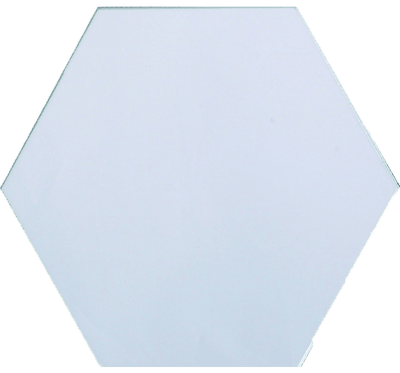 Tesoro Classic Mirror Hexagon 5" x 5.88" Glass Tile