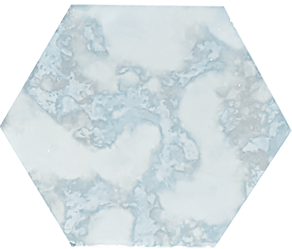 Tesoro Classic Mirror Hexagon 5" x 5.88" Glass Tile