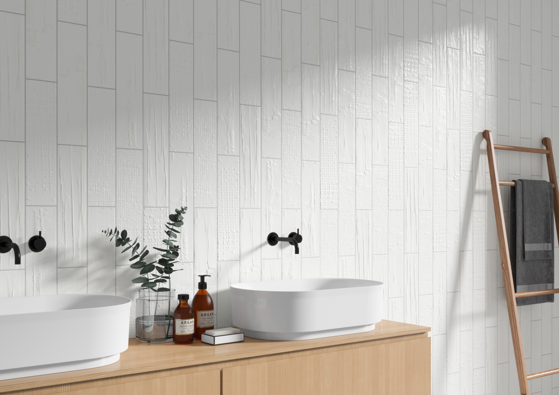 QDI Surfaces Cosmopolitan Deco 4" x 16" Ceramic Tile