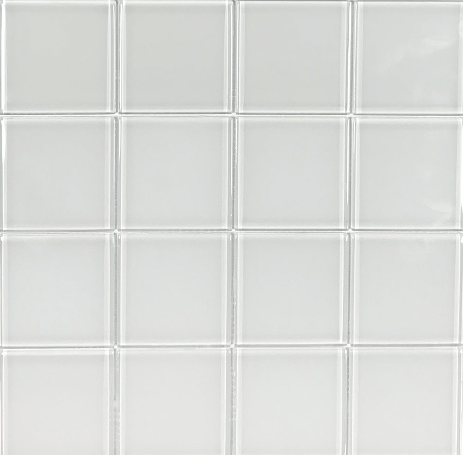 QDI Surfaces Crystal Solid 3 x 3 12" x 12" Glass Mosaic