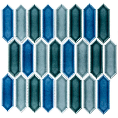 Decko 11" x 11.5" Glass Mosaic