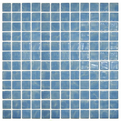 Del Spa 1" x 1" 12.25" x 12.25" Recycled Glass Mosaic