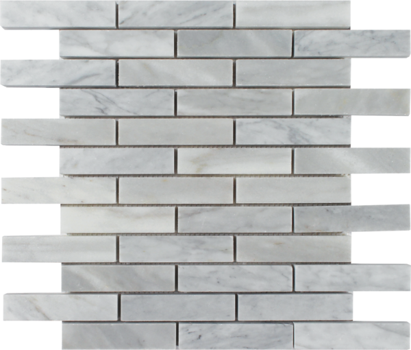 Tesoro Marble 1 x 2 Brick 12" x 12" Marble Mosaic