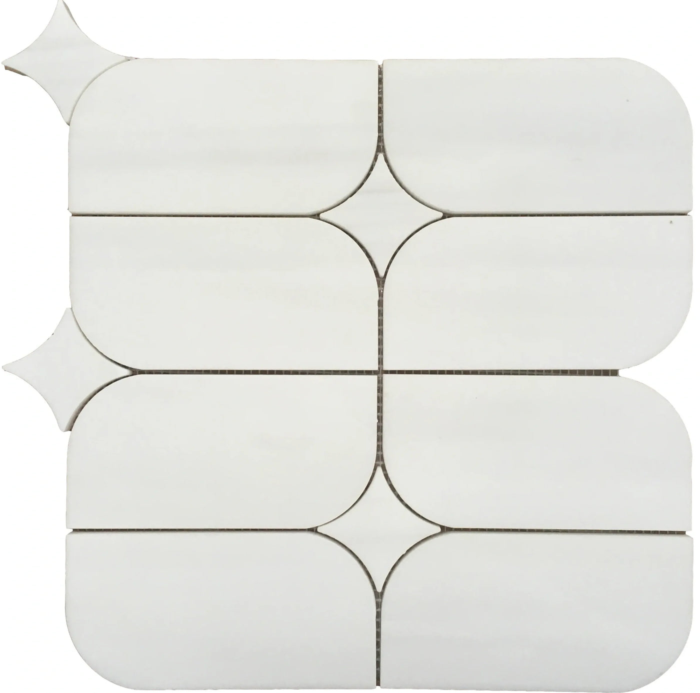 Aspire Stone Marble Imperial 12" x 12" Marble Mosaic