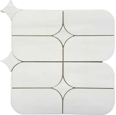 Aspire Stone Marble Imperial 12" x 12" Marble Mosaic