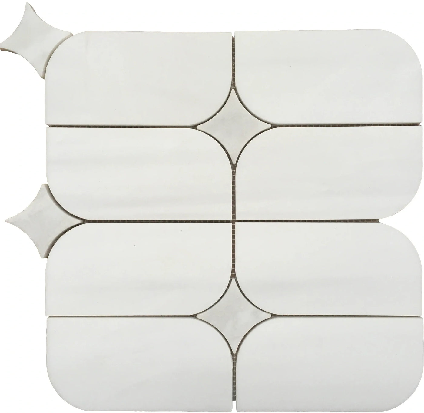 Aspire Stone Marble Imperial 12" x 12" Marble Mosaic