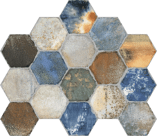 Tesoro Dorne Hex 8.5" x 9.75" Porcelain Tile