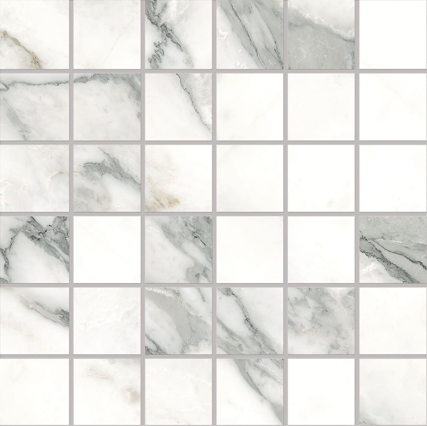 Emil Ceramica Tele Di Marmo Selection 2 x 2 12" x 12" Porcelain Mosaic