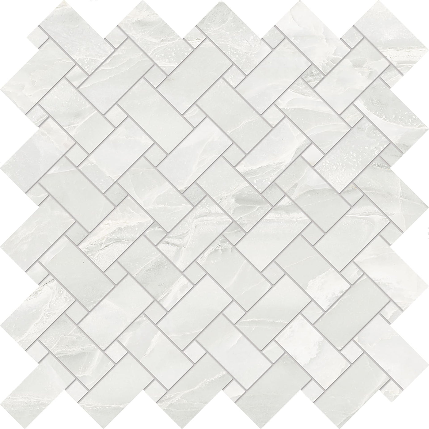 Emil Ceramica Tele Di Marmo Selection Intrecci 12" x 12" Porcelain Mosaic