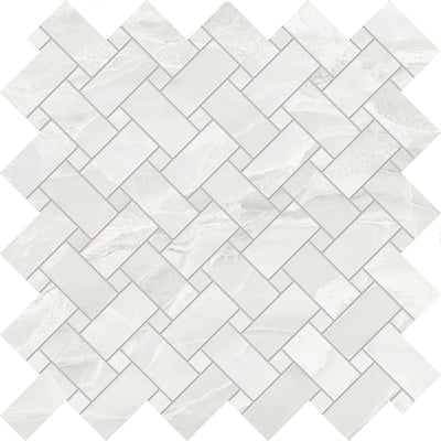 Emil Ceramica Tele Di Marmo Selection Intrecci 12" x 12" Porcelain Mosaic