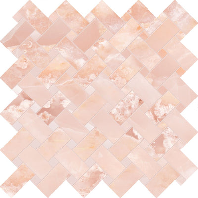 Emil Ceramica Tele Di Marmo Onyx Intrecci 12" x 12" Ceramic Mosaic