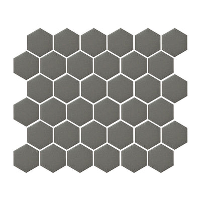 Lungarno Elements 2" Hexagon 10.98" x 12.68" Porcelain Mosaic