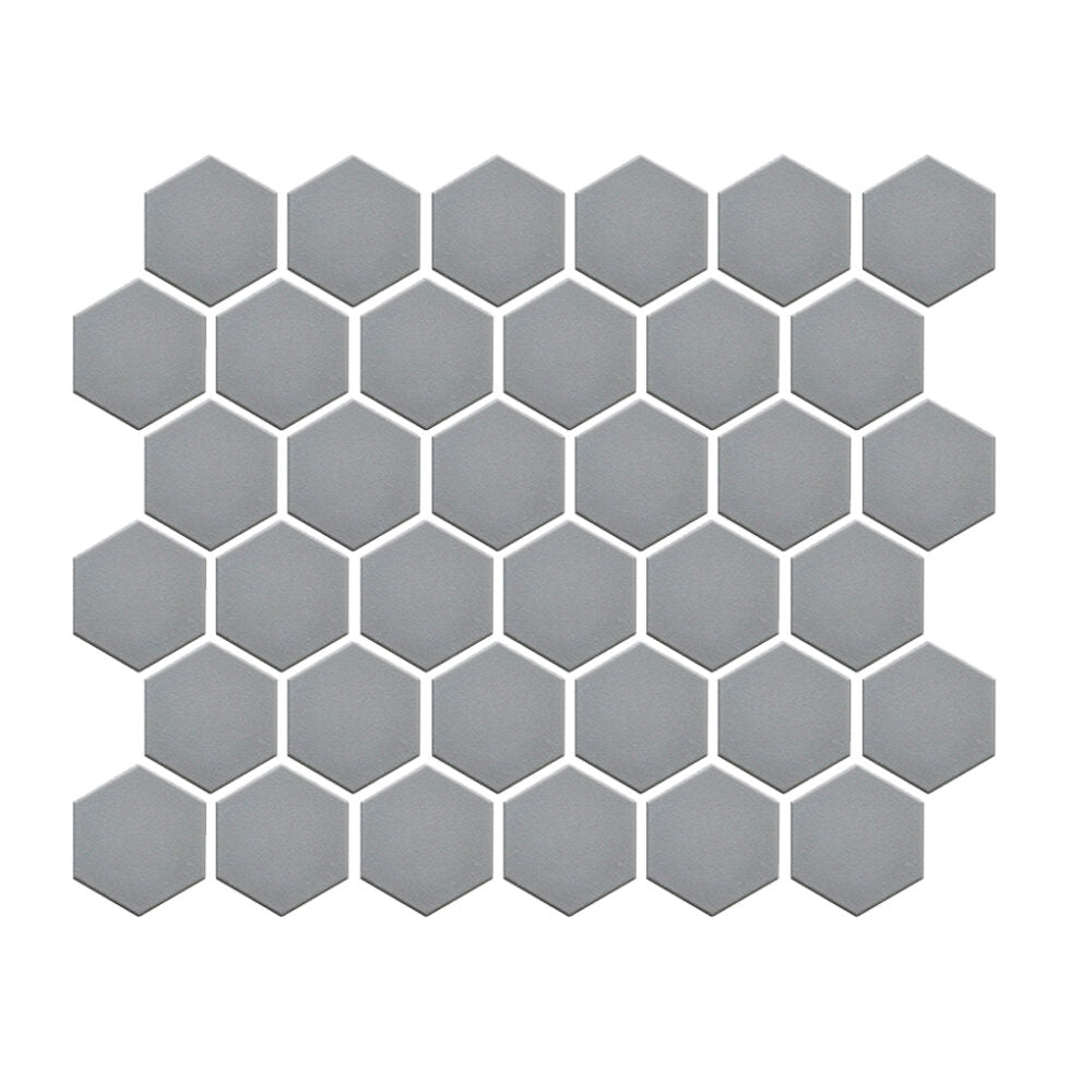 Lungarno Elements 2" Hexagon 10.98" x 12.68" Porcelain Mosaic