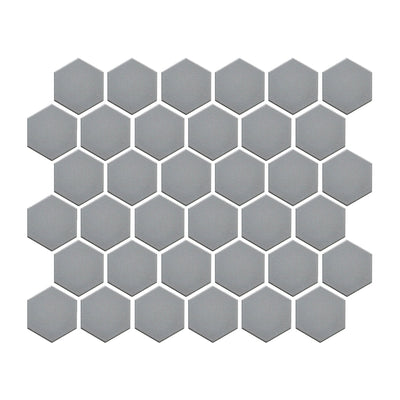 CommodiTile Elements Hexagon 10.98" x 12.68" Porcelain Mosaic