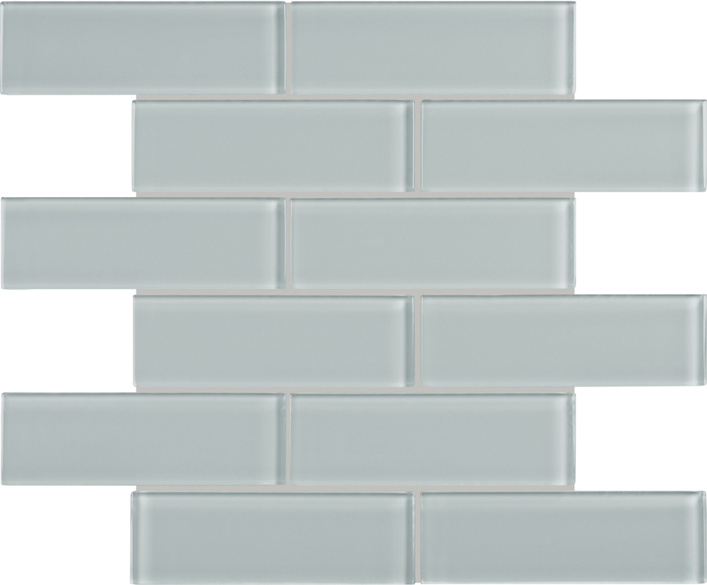 QDI Surfaces Element 2 x 6 12" x 12" Glass Mosaic