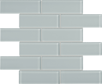 QDI Surfaces Element 2 x 6 12" x 12" Glass Mosaic