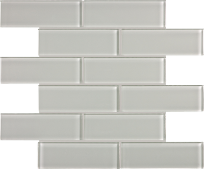 QDI Surfaces Element 2 x 6 12" x 12" Glass Mosaic