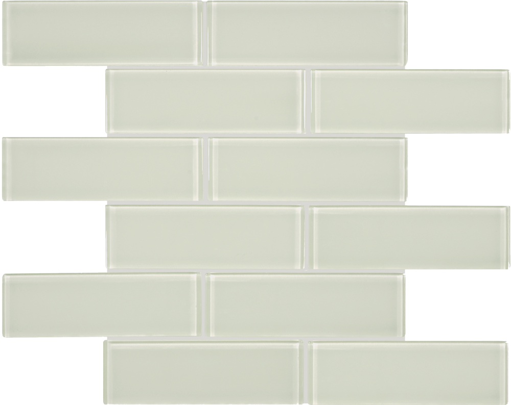 QDI Surfaces Element 2 x 6 12" x 12" Glass Mosaic
