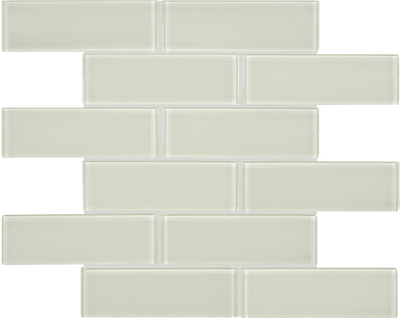 QDI Surfaces Element 2 x 6 12" x 12" Glass Mosaic