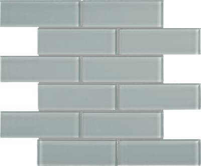 QDI Surfaces Element 2 x 6 12" x 12" Glass Mosaic