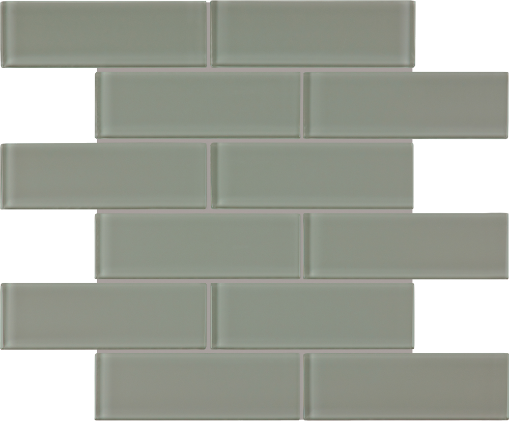 QDI Surfaces Element 2 x 6 12" x 12" Glass Mosaic