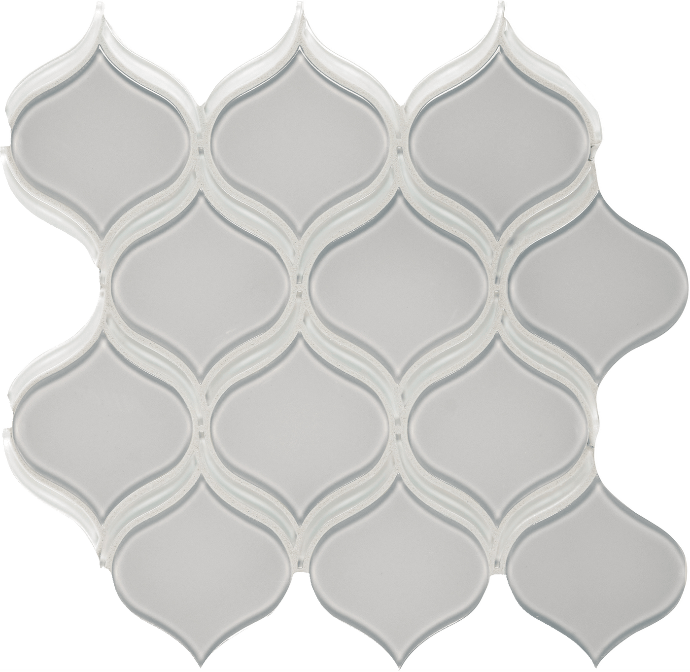 Tesoro Element Arabesque 11.25" x 11.75" Glass Mosaic