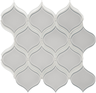 Tesoro Element Arabesque 11.25" x 11.75" Glass Mosaic