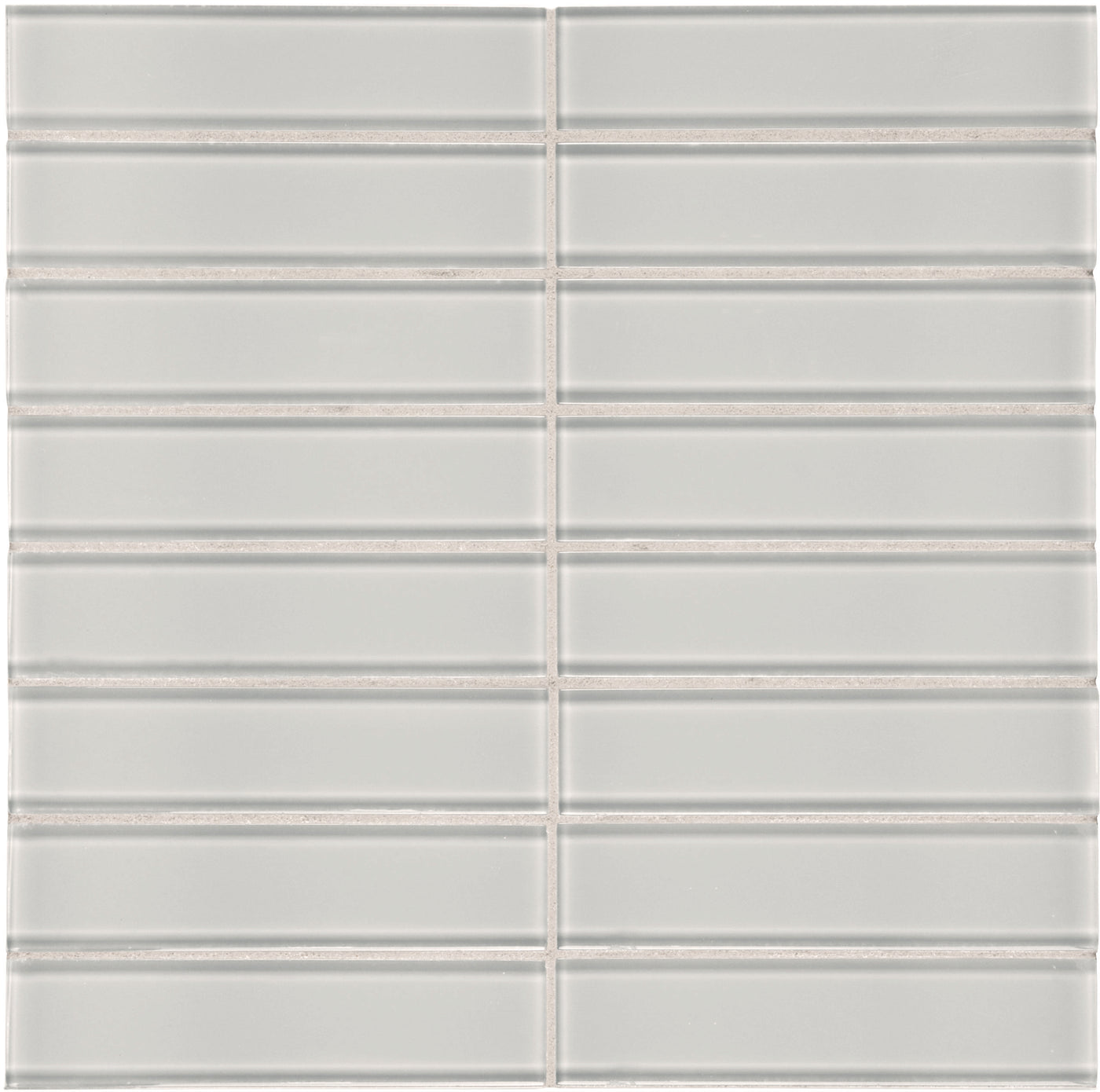 Tesoro Element 1.5 x 6 Stacked 11.75" x 11.75" Glass Mosaic