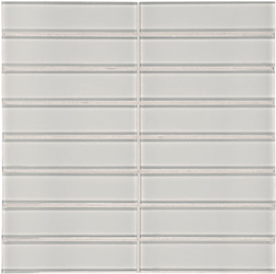 Tesoro Element 1.5 x 6 Stacked 11.75" x 11.75" Glass Mosaic