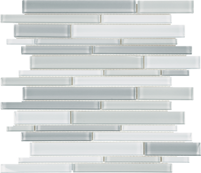 QDI Surfaces Element Random 12" x 12" Glass Mosaic