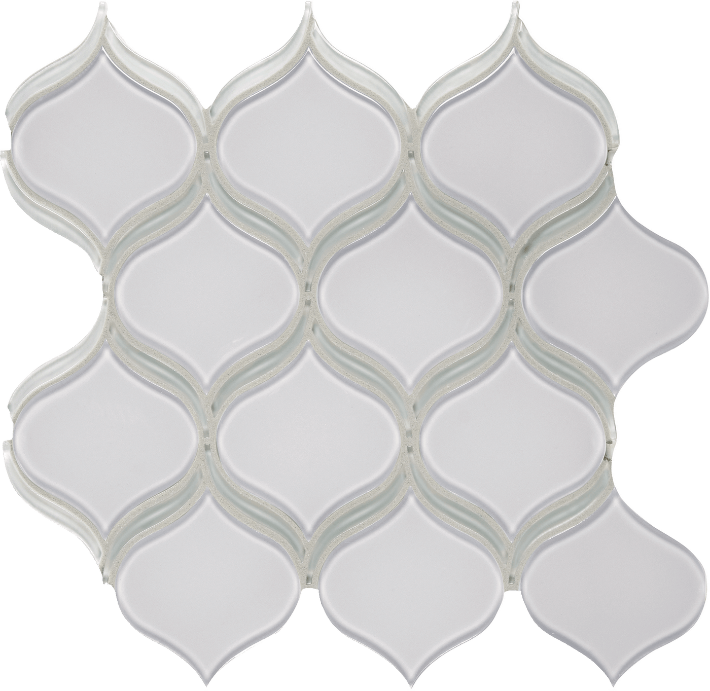 Tesoro Element Arabesque 11.25" x 11.75" Glass Mosaic