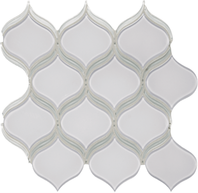 Tesoro Element Arabesque 11.25" x 11.75" Glass Mosaic