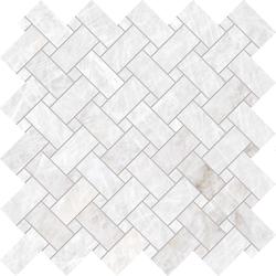 Emil Ceramica Tele Di Marmo Reloaded Intrecci 12" x 12" Porcelain Mosaic