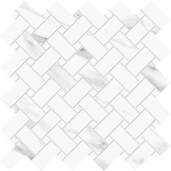 Emil Ceramica Tele Di Marmo Intrecci 12" x 12" Porcelain Mosaic