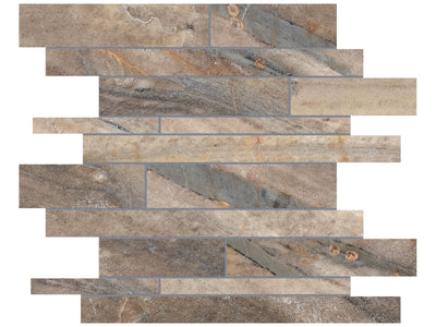 Anatolia Evolution Random Strip 11.65" x 11.81" Porcelain Mosaic