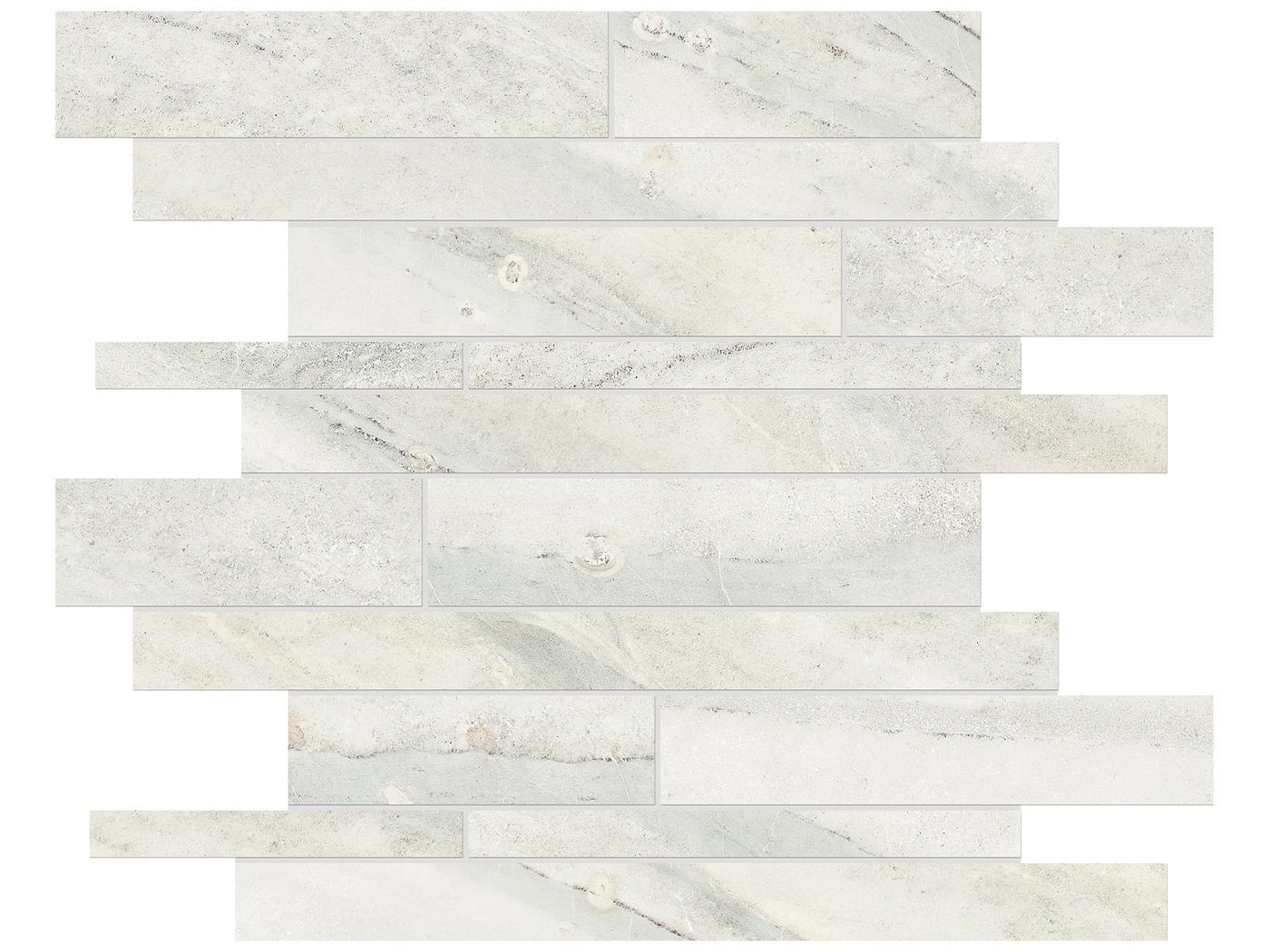 Anatolia Evolution Random Strip 11.65" x 11.81" Porcelain Mosaic