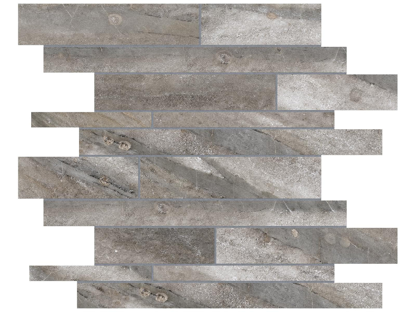 Anatolia Evolution Random Strip 11.65" x 11.81" Porcelain Mosaic