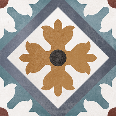 QDI Surfaces Floriane 6" x 6" Porcelain Tile