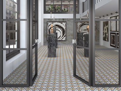 QDI Surfaces Floriane 6" x 6" Porcelain Tile