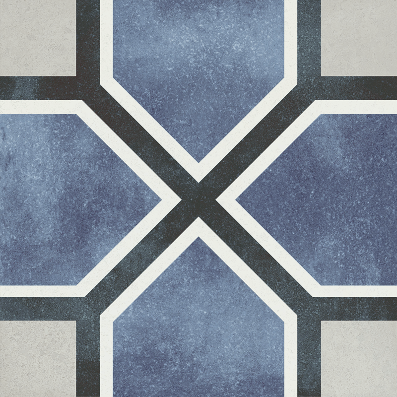 QDI Surfaces Fleur 6" x 6" Porcelain Tile