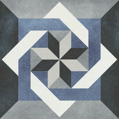 QDI Surfaces Fleur 6" x 6" Porcelain Tile