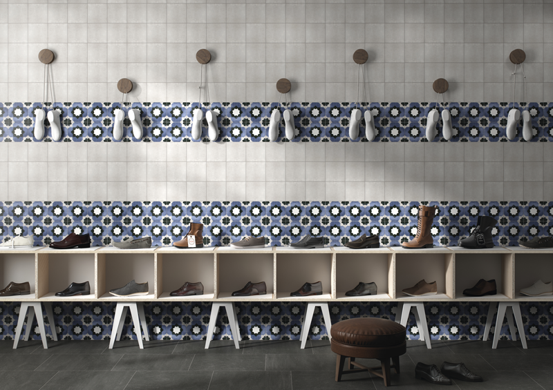 QDI Surfaces Fleur 6" x 6" Porcelain Tile